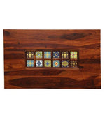 Load image into Gallery viewer, Detec™ Solid Wood 6 Seater Dining Table In Honey Oak Finish
