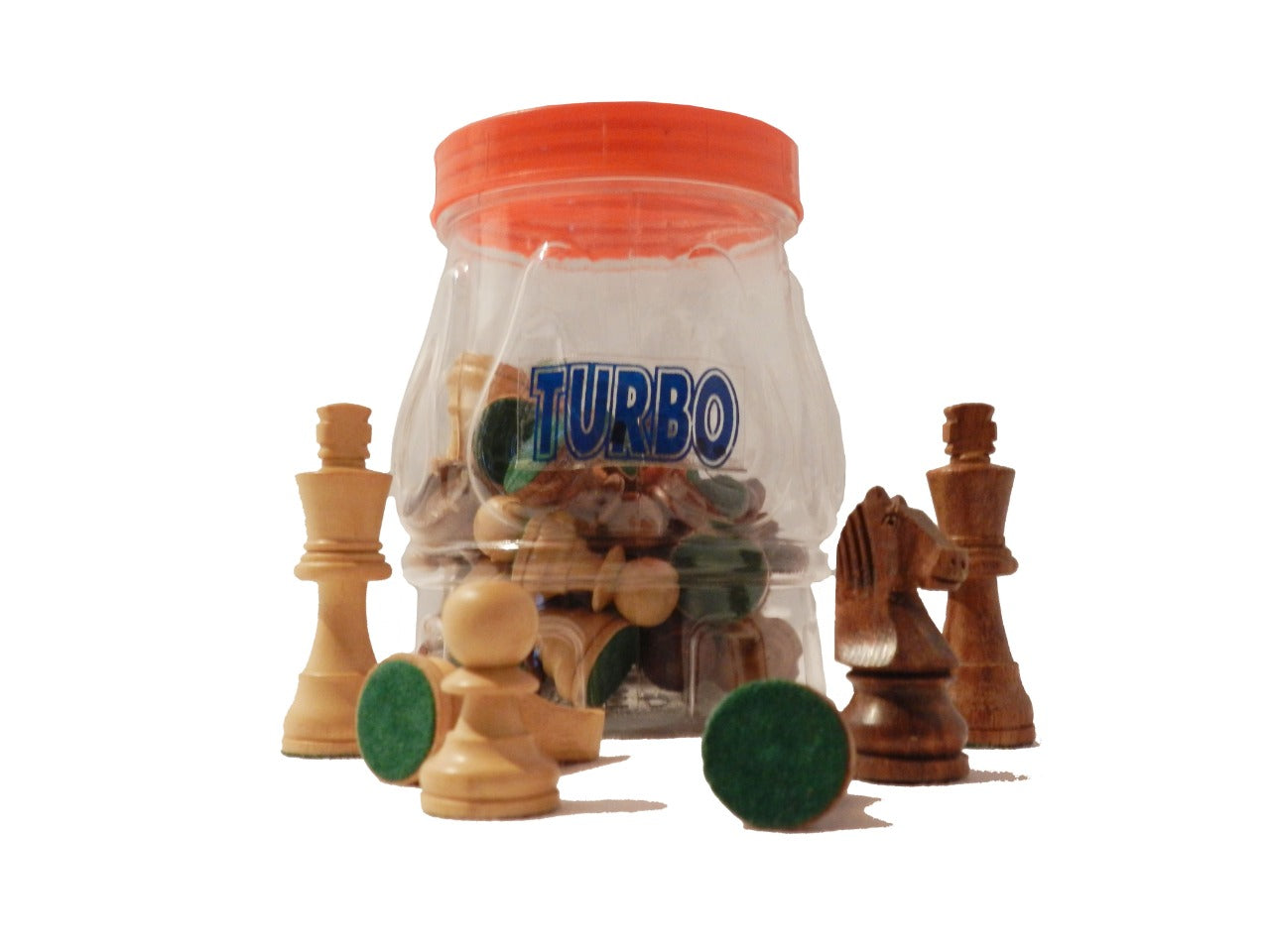 Detec™ Turbo Chess Coin Crown Wooden