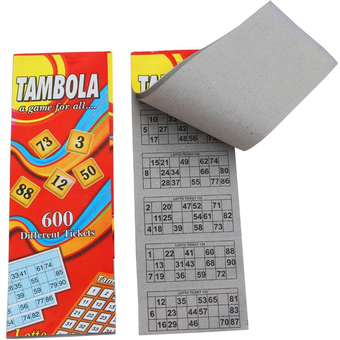 Detec™ Turbo Tambola Ticket (Per Dozen)