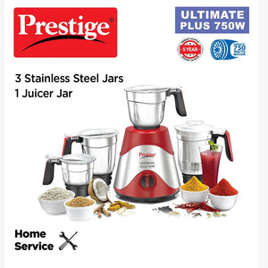Prestige Ultimate Plus 4 Jar Mixer Grinder, 750W