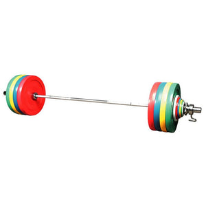 Detec™ Turbo Infinity Olympic Barbell Set - Coloured