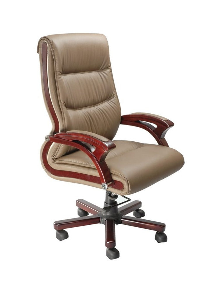 Detec™ Adiko High Back Director Office Chair in Brown Color
