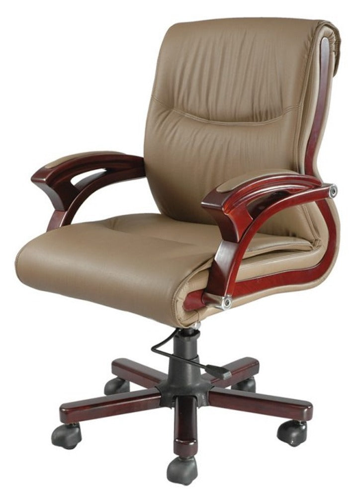 Detec™ Adiko Medium Back Director Office Chair in Brown Color