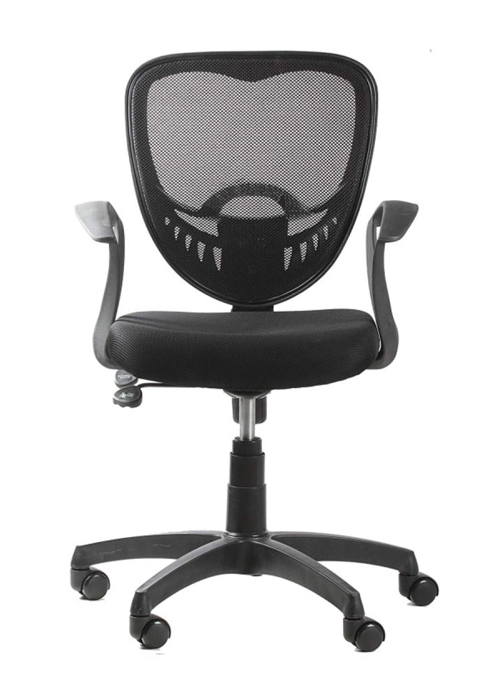 Detec™ Low Back Mesh Chair Office Chair with PP Base In Black Color