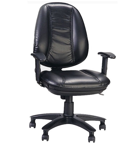 Detec™ Adiko Medium Back Workstation Cushioned Seat and Back Office Chair With PP Base
