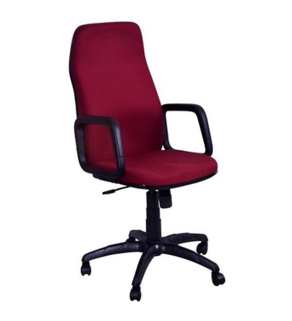 Detec™ Adiko High Back Executive Chair Office Chair Metal Insert Base in Red Color