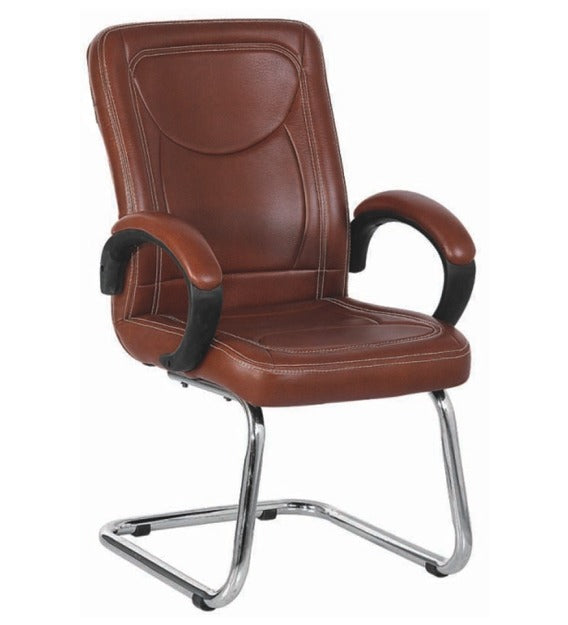 Detec™ Adiko Office Visitor Chair In Brown Color
