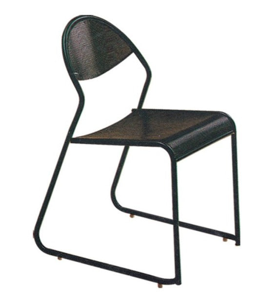 Detec™ Adiko Office Visitor Chair Black Powder Coated Classroom Chair