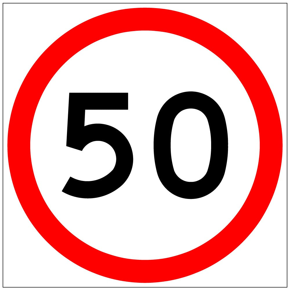 Detec™ Speed Limit Sign Board