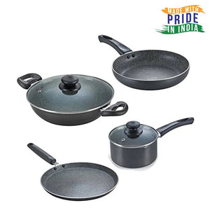 Prestige Omega Deluxe Granite 4 pc Cookware set