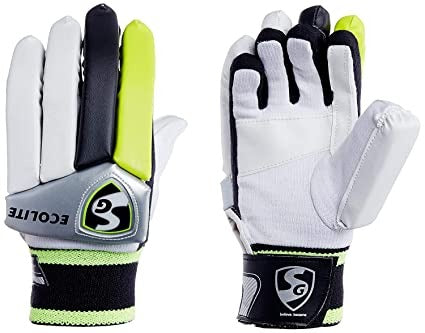 SG Ecolite RH Batting Gloves, Junior (Color May Vary) Pack of 10