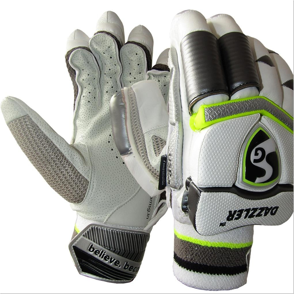 SG Dazzler RH Batting Gloves, Adult (Color May Vary) Pack of 2
