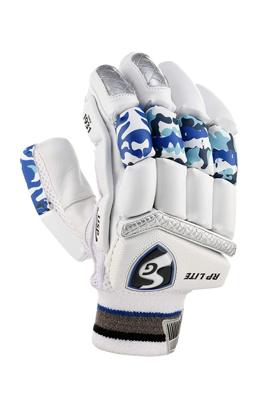 SG RP LITE Youth Plastic, Leather Rh Batting Gloves Pack of 3