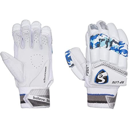 SG RP Lite Junior Leather, Plastic RH Batting Gloves Pack of 4