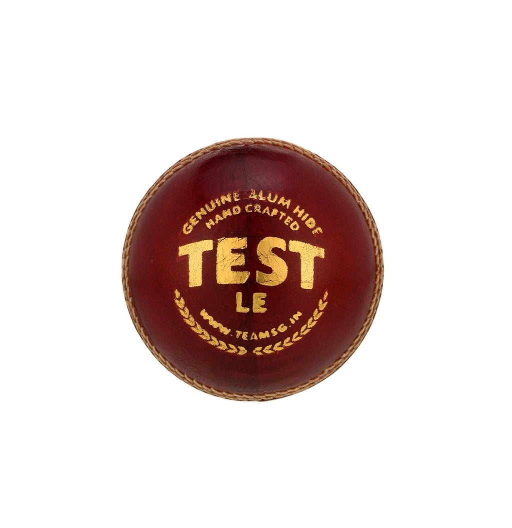 SG Test LE Cricket Leather Ball (Red)