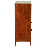 Load image into Gallery viewer, Detec™ Solid Wood Bar Cabinet in Honey Oak Finish
