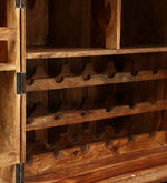 गैलरी व्यूवर में इमेज लोड करें, Detec™ Solid Wood Bar Cabinet Sheesham Wood Material
