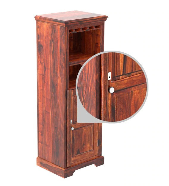 Detec™ Solid Wood Bar Unit in Honey Oak Finish