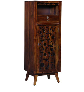 Detec™ Solid Wood Bar Unit in Provincial Teak Finish