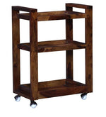 Load image into Gallery viewer, Detec™ Solid Wood Bar Trolley in Provincial Teak Finish
