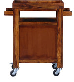 Load image into Gallery viewer, Detec™ Solid Wood Bar Trolley in Honey oak Finish

