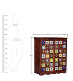 Load image into Gallery viewer, Detec™ Solid Wood Bar Cabinet
