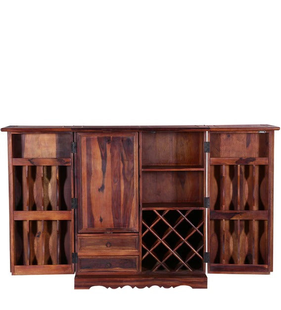 Detec™ Solid Wood Bar Cabinet
