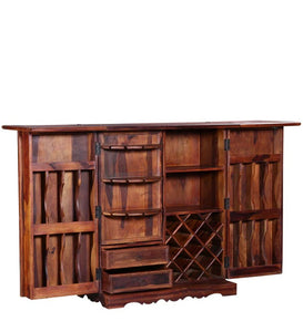 Detec™ Solid Wood Bar Cabinet