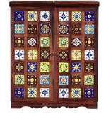 Load image into Gallery viewer, Detec™ Solid Wood Bar Cabinet
