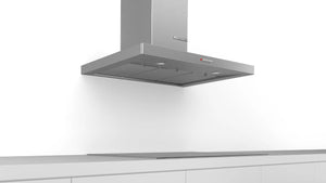 Bosch 2 wall-mounted cooker hood90 cm Stainless Steel DWB098D50I