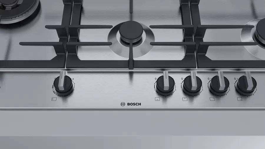 Bosch 6 Gas hob90 cm Stainless steel PCS9A5C90I