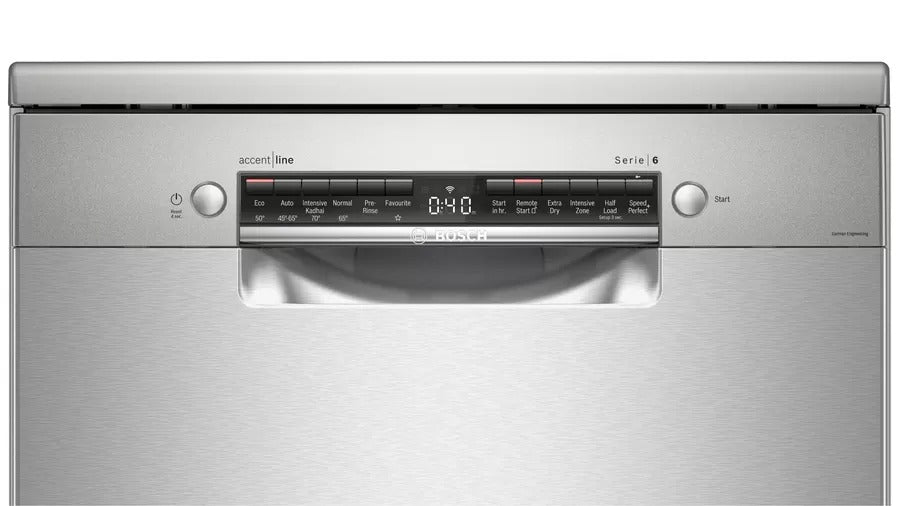Bosch 6 free-standing dishwasher60 cm Fingerprint free steel SMS6HVI00I