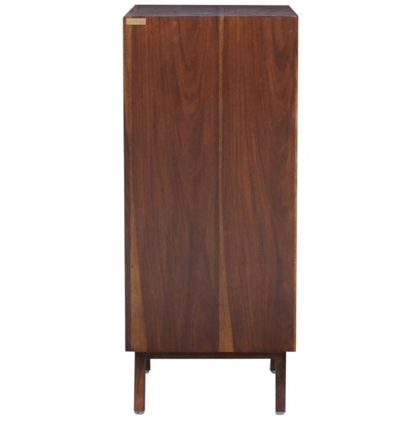 Detec™ Solid Wood Bar Cabinet in Provincial Teak Finish