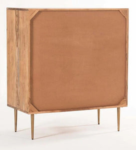 Detec™ Bar Cabinet In Natural Finish