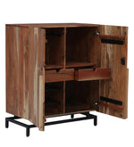 गैलरी व्यूवर में इमेज लोड करें, Detec™ Solid Wood Bar Cabinet in Natural Acacia Finish
