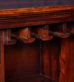 Load image into Gallery viewer, Detec™ Solid Wood Modern Bar Cabinet In Honey Oak Finish
