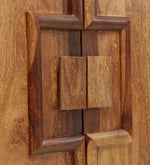 Load image into Gallery viewer, Detec™ Solid Wood Bar Cabinet In Rustic Teak Finish
