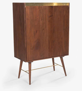Detec™ Bar Cabinet In Autumn Brown Finish