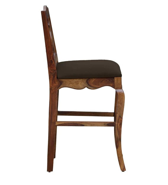 Detec™ Solid Wood Bar Stool With Full Back Style