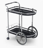 Load image into Gallery viewer, Detec™ Bar Trolley in Silver Colour
