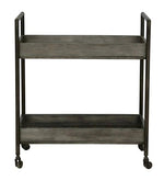 Load image into Gallery viewer, Detec™ Metal Serving Trolley In Grey Finish
