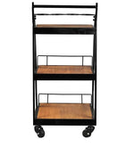 Load image into Gallery viewer, Detec™ Bar Trolley Mango Wood Material
