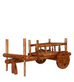 Load image into Gallery viewer, Detec™ Bullock Cart Serving Cart in Natural Teak Finish
