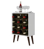 Load image into Gallery viewer, Detec™ Wine Rack in White &amp; Dark Oak Finish
