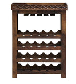 Load image into Gallery viewer, Detec™ Solid Wood Wine Rack In Provincial Teak Finish
