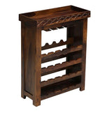 Load image into Gallery viewer, Detec™ Solid Wood Wine Rack In Provincial Teak Finish
