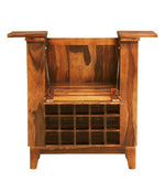 Load image into Gallery viewer, Detec™ Solid Wood Wine Rack In Rustic Teak Finish
