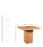 गैलरी व्यूवर में इमेज लोड करें, Detec™ Solid Wood Bar Table Set in Natural Acacia Finish
