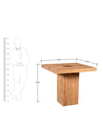 Load image into Gallery viewer, Detec™ Solid Wood Bar Table Set in Natural Acacia Finish
