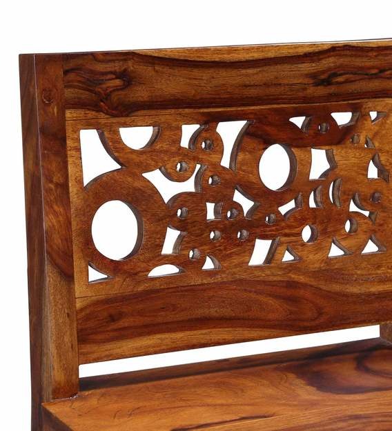Detec™ Solid Wood Bar Table Set in Provincial Teak Finish